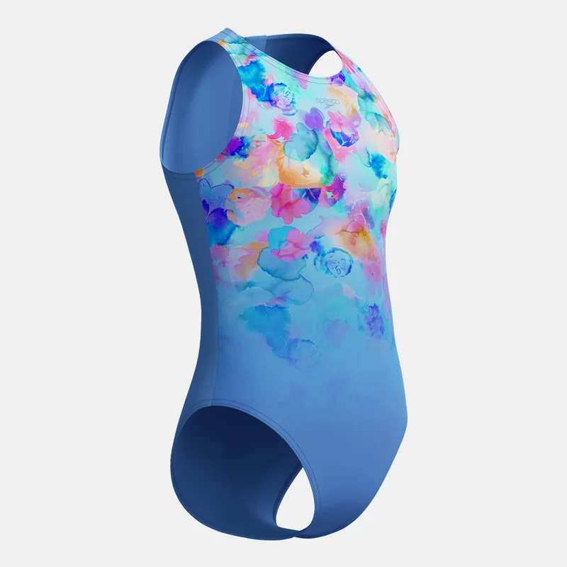 speedo Blue Kids' One-Piece Swimming Hydrasuit  | Best Price UAE